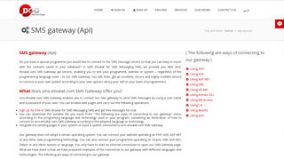 
                            5. SMS Etisalat for SMS Messaging - API Service