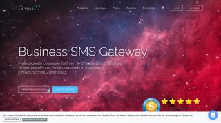 
                            2. SMS Gateway für Ihre Business Messaging Lösung - sms77.io