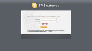 
                            8. SMS GATEWAY - Login