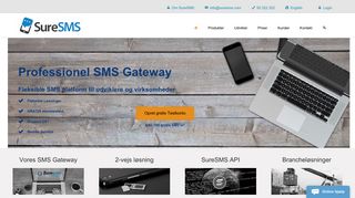 
                            10. SMS GATEWAY - professionel Sms gateway. 0,- oprettelse, 0,- pr ...
