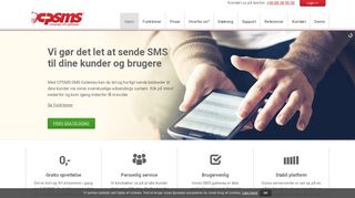 
                            3. SMS Gateway - Send SMS online med CPSMS.DK SMS Gateway