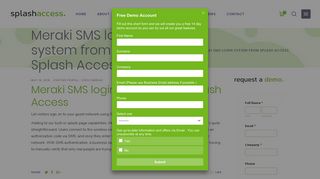 
                            12. SMS login for Cisco Meraki | Splash Access Cisco Meraki