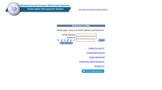 
                            5. SMS - Login Page - Richland County