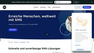 
                            1. SMS Lösungen für Unternehmen |CM - CM.com