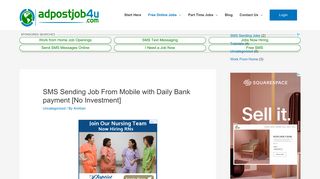 
                            7. SMS Sending Jobs @Rs-1 Registration Fees 2 Years Projects Daily ...