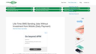 
                            11. SMS Sending Jobs Daily Payment Without Registration Fee Earn:Rs ...