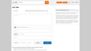 
                            12. Sms Take - Write a Review or Rate Sms Take on Justdial