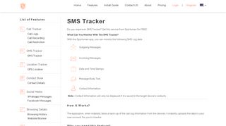 
                            12. SMS Tracker | Track all received & Sent SMS of Android Mobile for FREE