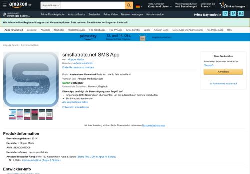 
                            6. smsflatrate.net SMS App: Amazon.de: Apps für Android