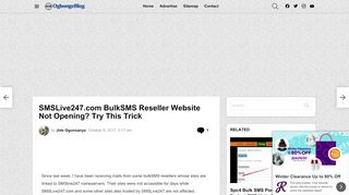 
                            8. SMSLive247.com BulkSMS Reseller Website Not Opening? Try This ...