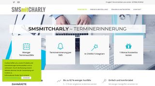 
                            3. SMSmitCHARLY: Terminerinnerung für Zahnärzte mit der ...