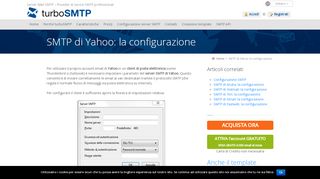 
                            10. SMTP di Yahoo: la configurazione - Server Mail SMTP - Provider di ...