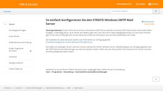 
                            5. SMTP-Mailempfang bei STRATO Windows Server konfigurieren