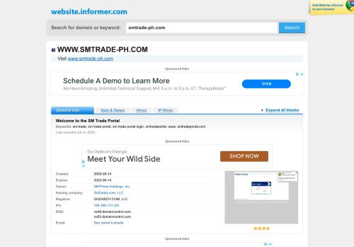 
                            5. smtrade-ph.com at WI. Welcome to the SM Trade Portal