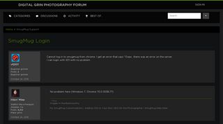 
                            10. SmugMug Login — Digital Grin Photography Forum