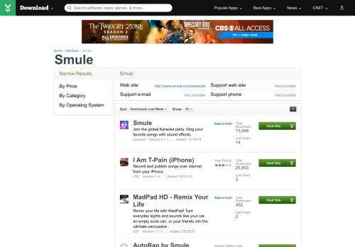 
                            12. Smule - Download.com - CNET Download.com