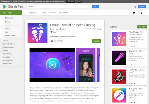 
                            3. Smule - O App nº1 Para Cantar – Apps no Google Play