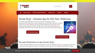 
                            13. Smule Sing! - Karaoke App für iOS Test / Erfahrung - karaoke-welt.de