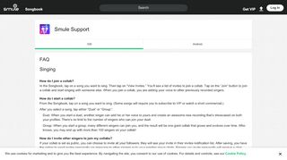 
                            10. Smule Support