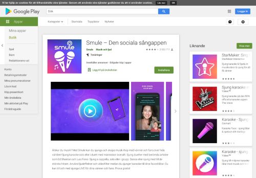 
                            3. Smule - The #1 Singing App – Appar på Google Play