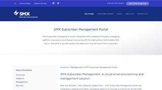 
                            6. SMX Subscriber Management Portal - SMX