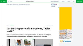 
                            9. SN-digital - Das SN E-Paper – Auf Smartphone, Tablet und PC – www ...