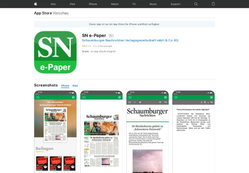
                            7. SN e-Paper im App Store - iTunes - Apple
