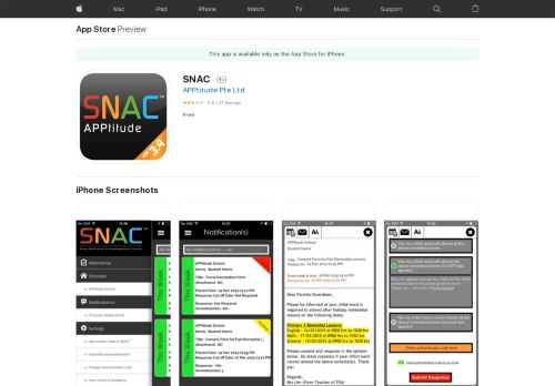 
                            5. SNAC on the App Store - iTunes - Apple