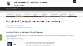 
                            12. Snagit and Camtasia Installation Instructions | UBC Information ...