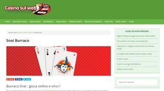 
                            10. Snai Burraco , il miglior sito per giocare online- Casino AAMS sicuri ...