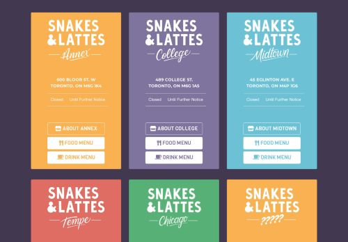 
                            4. Snakes & Lattes Board Game Café and Retail