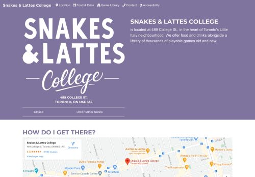 
                            5. Snakes & Lattes College ‹ Snakes & Lattes - Snakes and Lattes