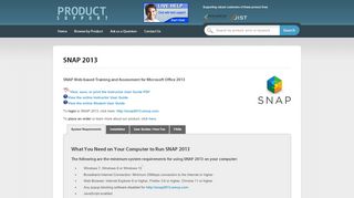 
                            2. SNAP 2013 « Product Support | EMC Publishing, LLC