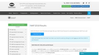 
                            12. SNAP 2018 Results out now! Stay tuned to know more about selection ...