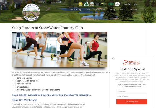 
                            5. Snap Fitness - Stonewater Country Club