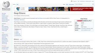 
                            7. Snap Fitness - Wikipedia