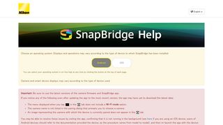 
                            5. SnapBridge Help | Nikon