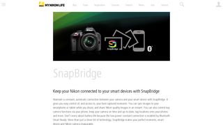 
                            4. SnapBridge - My Nikon Life