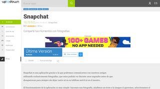 
                            4. Snapchat 10.51.2.0 Beta para Android - Descargar