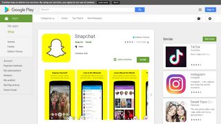 
                            4. Snapchat – Apps bei Google Play