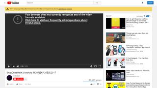 
                            12. SnapChat Hack | Android |ROOT| [XPOSED] 2017 - YouTube