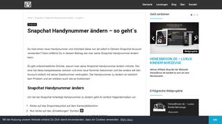 
                            2. Snapchat Handynummer ändern – so geht´s › Wiki - IDEEcon