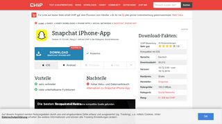 
                            9. Snapchat iPhone-App - Download - CHIP