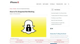 
                            7. Snapchat Not Working? Here's How to Fix The Problem - iPhonebyte