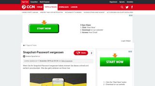 
                            8. Snapchat-Passwort vergessen - CCM