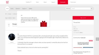 
                            10. Snapchat with Root [No Xposed] - OnePlus Community - OnePlus Forums
