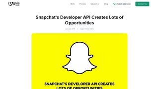 
                            12. Snapchat's Developer API Creates Lots of Opportunities - ...