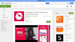 
                            2. Snapdeal Online Shopping App - Shop Online India - Apps on Google ...