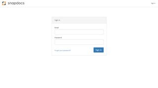 
                            13. Snapdocs | Sign in