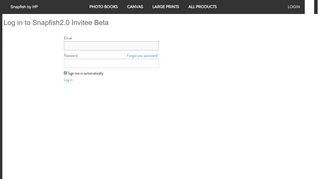 
                            3. Snapfish: Log In